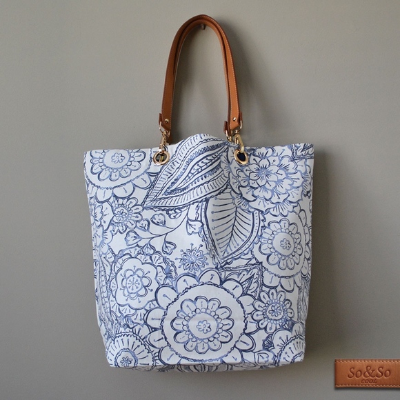 Designer shoulder bag with Moroccan motif - Picture 1 of 5